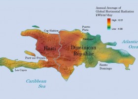 Solar map Haiti